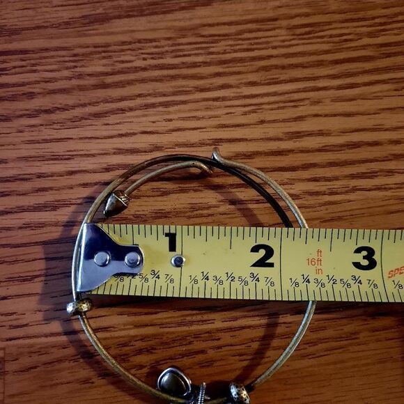 BRIGHTON Art & Soul "A Journey..." Adjustable Brass Bracelet JEWELRY TO LIVE IN - Picture 3 of 4